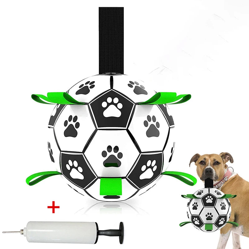 Dog Soccer Ball with Straps