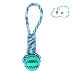 Treat Ball Rope Tug Toy