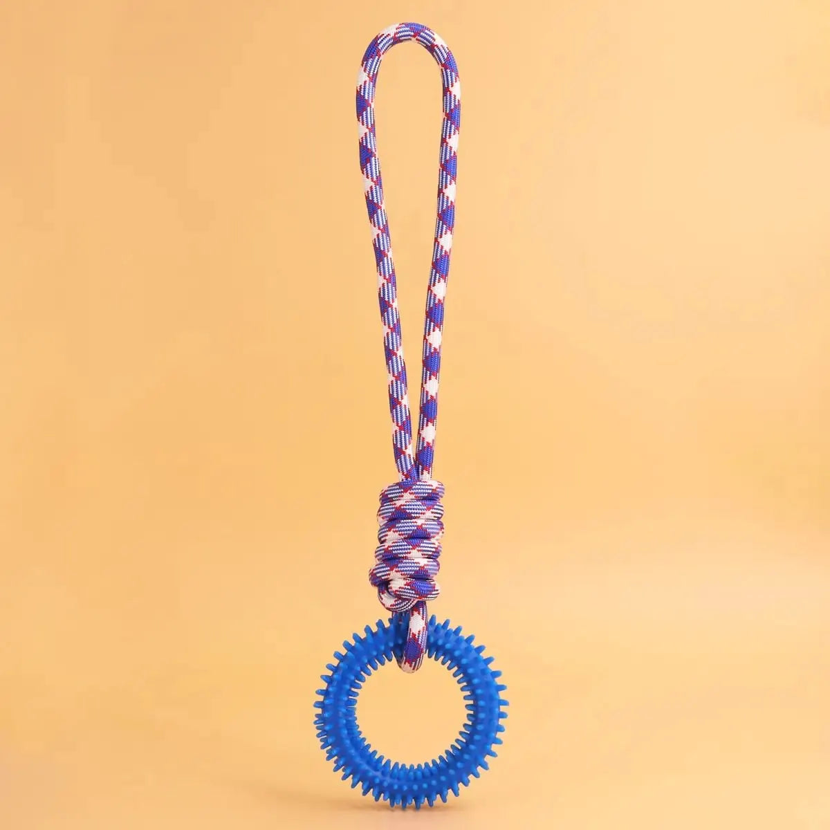 Spiked Ring Rope Tug Toy