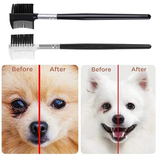 Double-sided Pet Eye Comb Brush