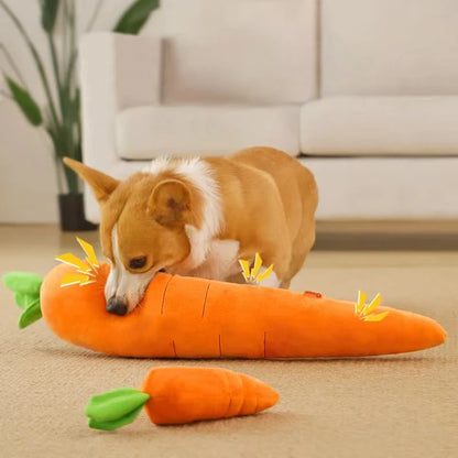 Carrot Squeak Toy