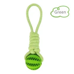 Treat Ball Rope Tug Toy